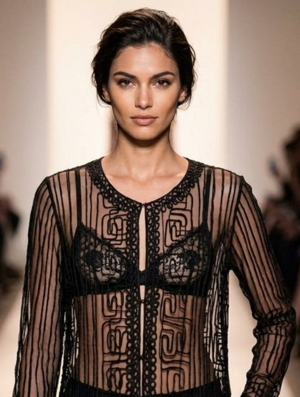 Sheer see through top